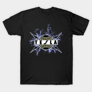 Tesla band t shirts hot sale